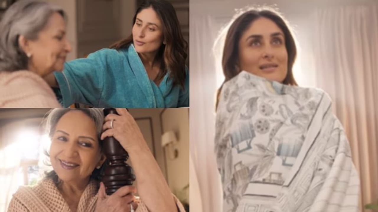  Exclusive Ad Collaboration: Kareena Kapoor and Sharmila Tagore's Dance at Pataudi Palace[watch]