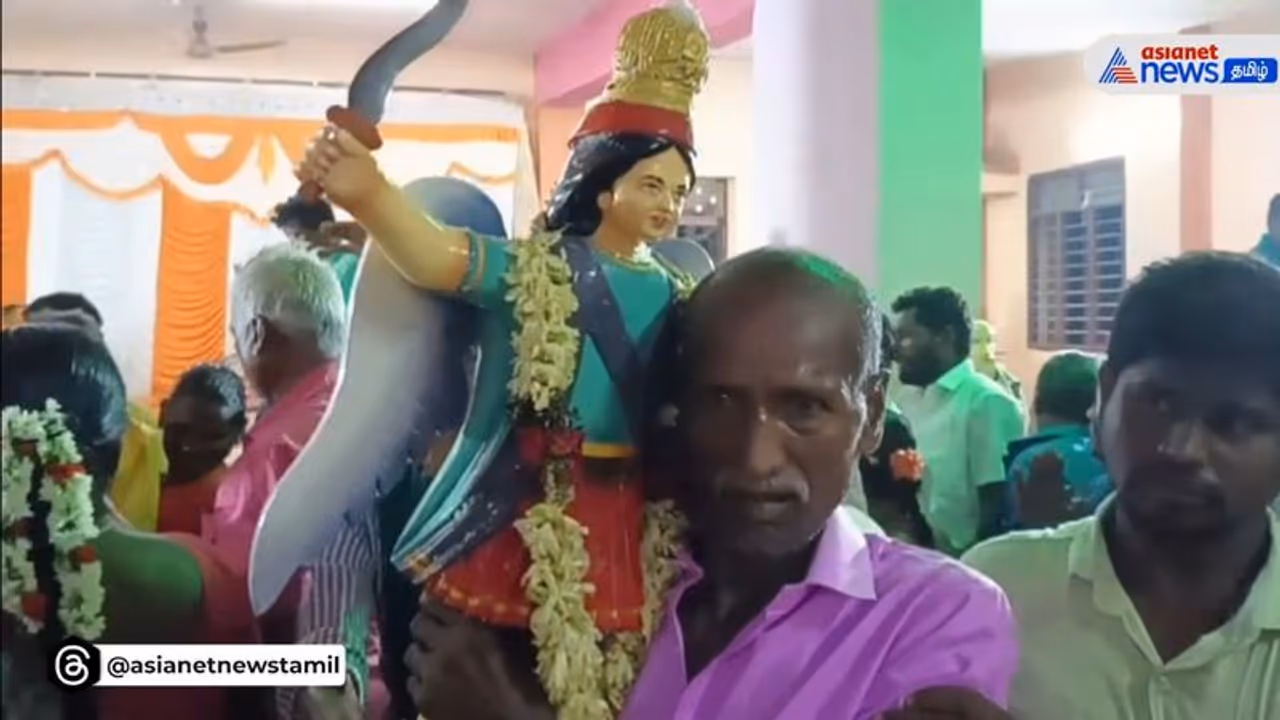 அரியலூரில் கிறிஸ்தவர்கள், இந்துகள் சேர்ந்து கொண்டாடிய தேர்பவனி; மெழுகுவர்த்தி ஏந்தி ஆயிரக்கணக்கானோர் வழிபாடு