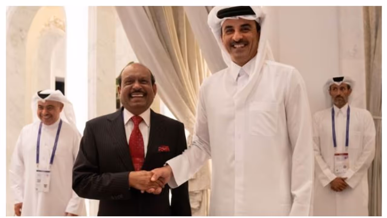 ഖത്തര്‍ അമീറുമായി കൂടിക്കാഴ്ച നടത്തി എംഎ യൂസഫലി 