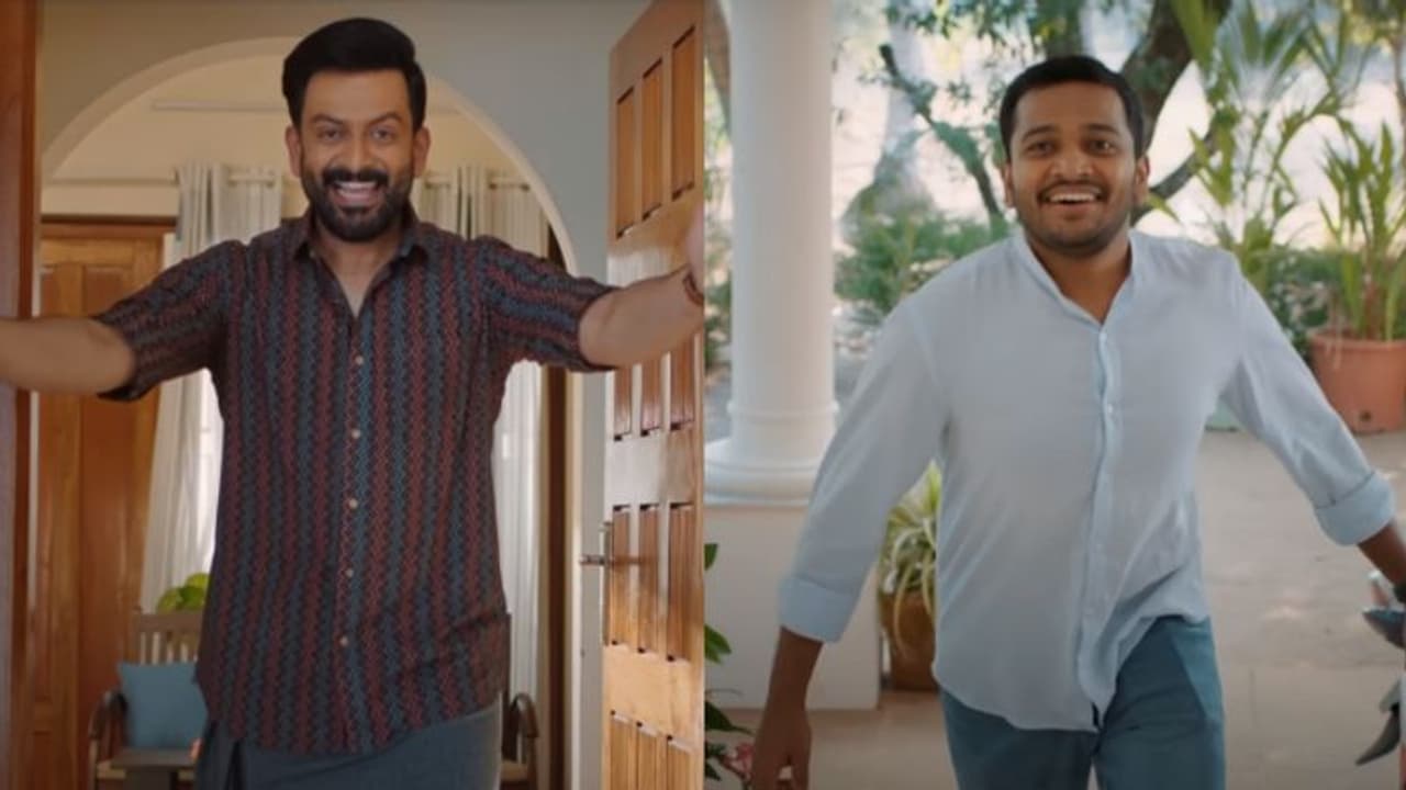 തിയറ്റര് ചിരിയുടെ പൂരപ്പറമ്പാക്കി ഈ 'അളിയന്' കോമ്പോ; കൈയടി നേടി പൃഥ്വിരാജും ബേസിലും തിയറ്റര് ചിരിയുടെ പൂരപ്പറമ്പാക്കി ഈ 'അളിയന്' കോമ്പോ; കൈയടി നേടി പൃഥ്വിരാജും ബേസിലും