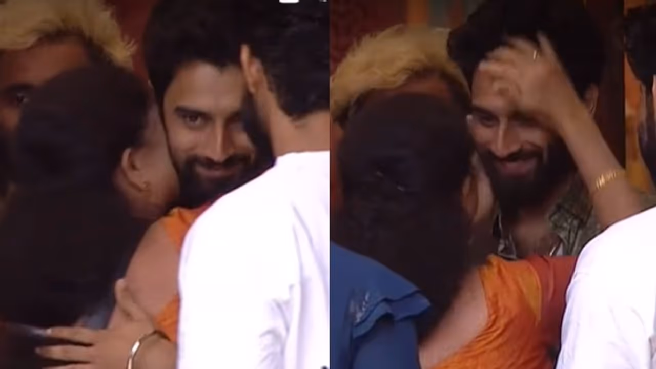 മക്കളേ..അമ്മ വന്നൂട്ടോ..; അഭിഷേകിനെ സ്നേഹ ചുംബനം കൊണ്ടുമൂടി അപ്സരയുടെ അമ്മ