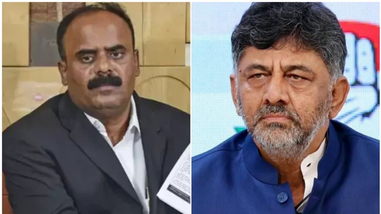 മോദിയെ അപകീർത്തിപ്പെടുത്താൻ ഡികെ 100 കോടി വാഗ്ദാനം ചെയ്തെന്ന് ദേവരാജ ഗൗഡ; 'അഡ്വാൻസായി 5 കോടി തന്നു' മോദിയെ അപകീർത്തിപ്പെടുത്താൻ ഡികെ 100 കോടി വാഗ്ദാനം ചെയ്തെന്ന് ദേവരാജ ഗൗഡ; 'അഡ്വാൻസായി 5 കോടി തന്നു'