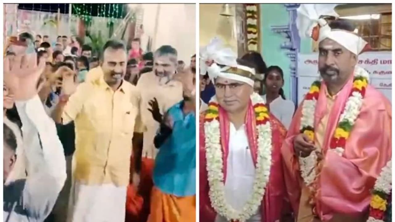 பழமை வாய்ந்த சக்தி மாரியம்மன் ஆலயத்தில் நடனமாடி பரவச நிலையை அடைந்த எஸ்.பி.வேலுமணி