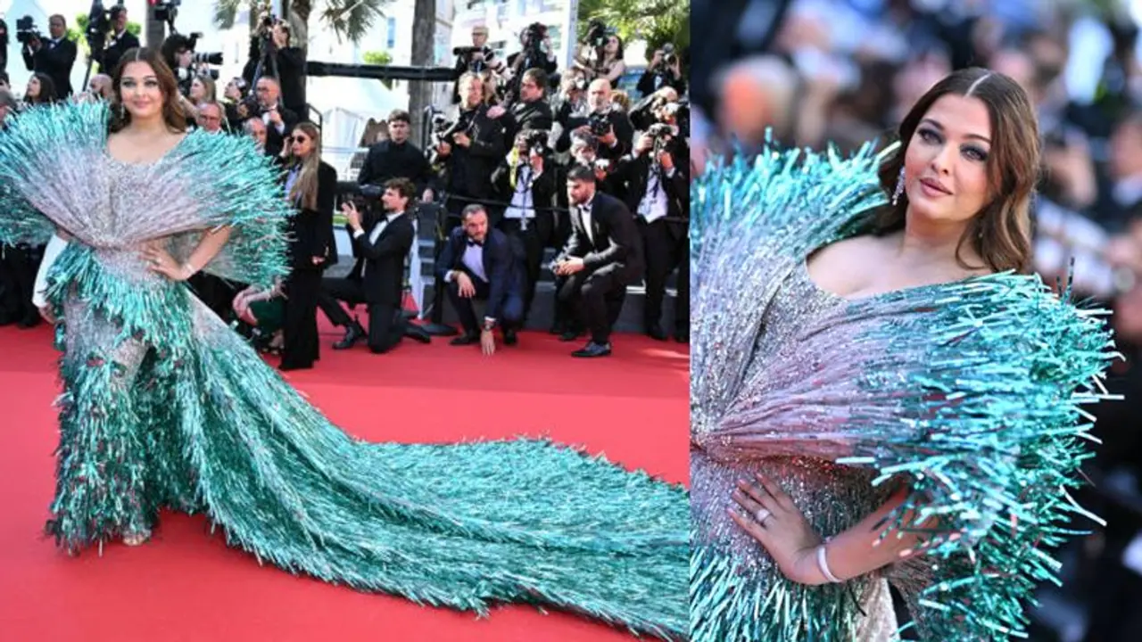 Aishwarya Rai Bachchan's stylists trolled for dressing her as 'Peacock' at Cannes 2024 Aishwarya Rai Bachchan's stylists trolled for dressing her as 'Peacock' at Cannes 2024