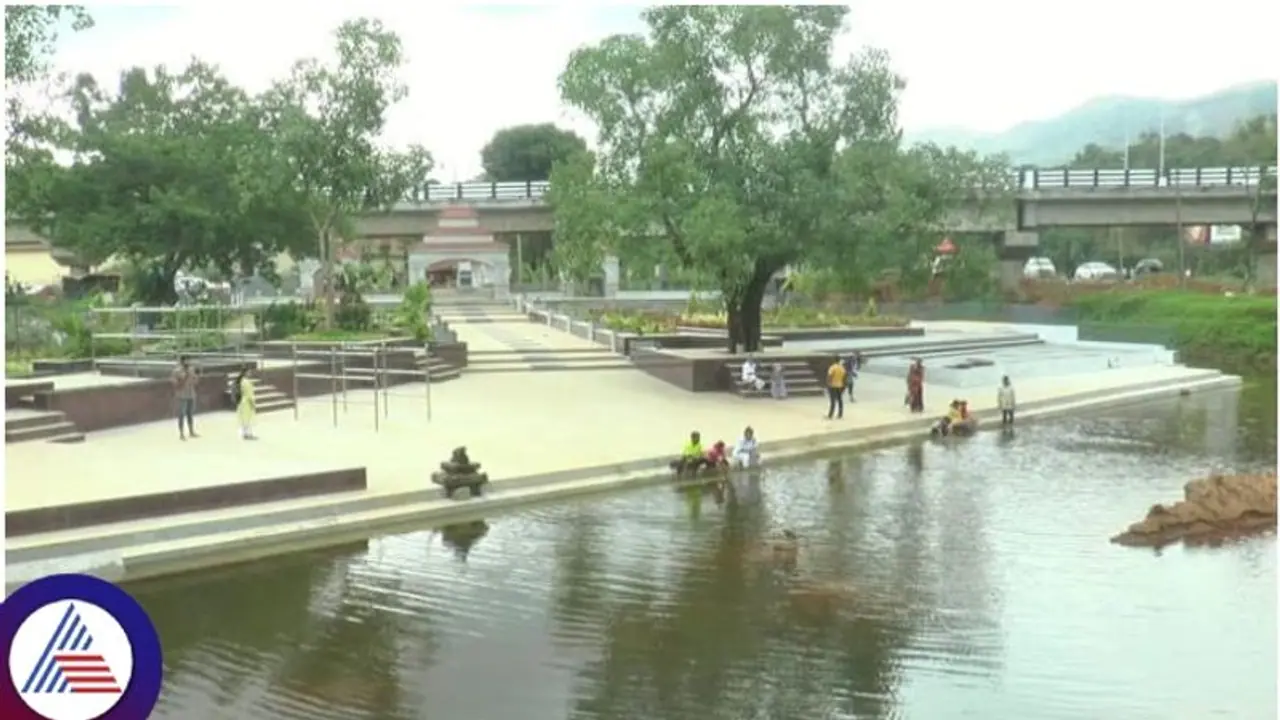 ಬರಗಾಲದಿಂದ ಬರಿದಾಗಿದ್ದ ಭಾಗಮಂಡಲದ ತ್ರಿವೇಣಿ ಸಂಗಮಕ್ಕೆ ಮರಳಿದ ಜೀವಕಳೆ