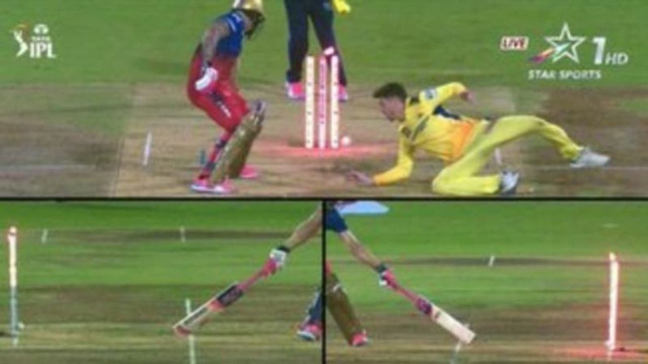 ഡുപ്ലെസിസ് പുറത്തായത് വിവാദ തീരുമാനത്തില്‍? ബാറ്റ് ക്രീസിലുണ്ടെന്നും ഇല്ലെന്നും വാദം; വീണ്ടും അംപയറിംഗ് വിവാദം