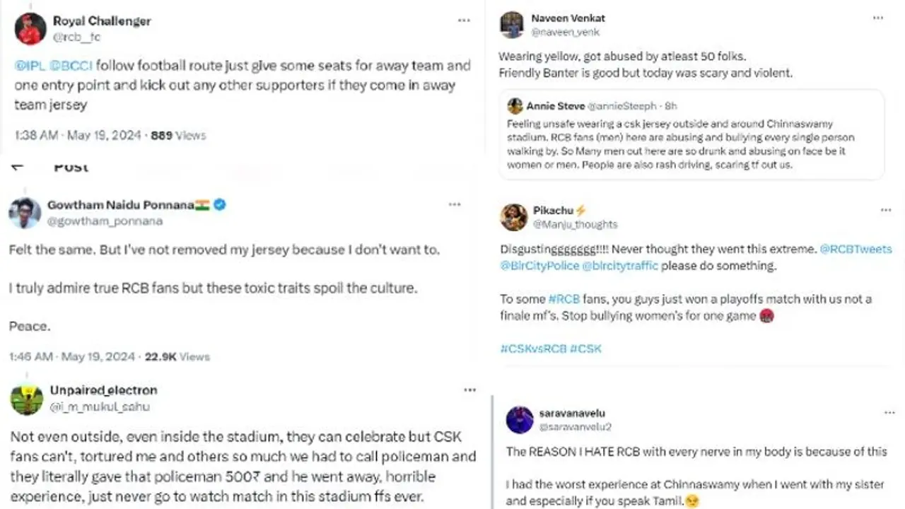 IPL 2024: Outrage after CSK fans accuse RCB supporters of 'abuse, bullying' post defeat in Bengaluru