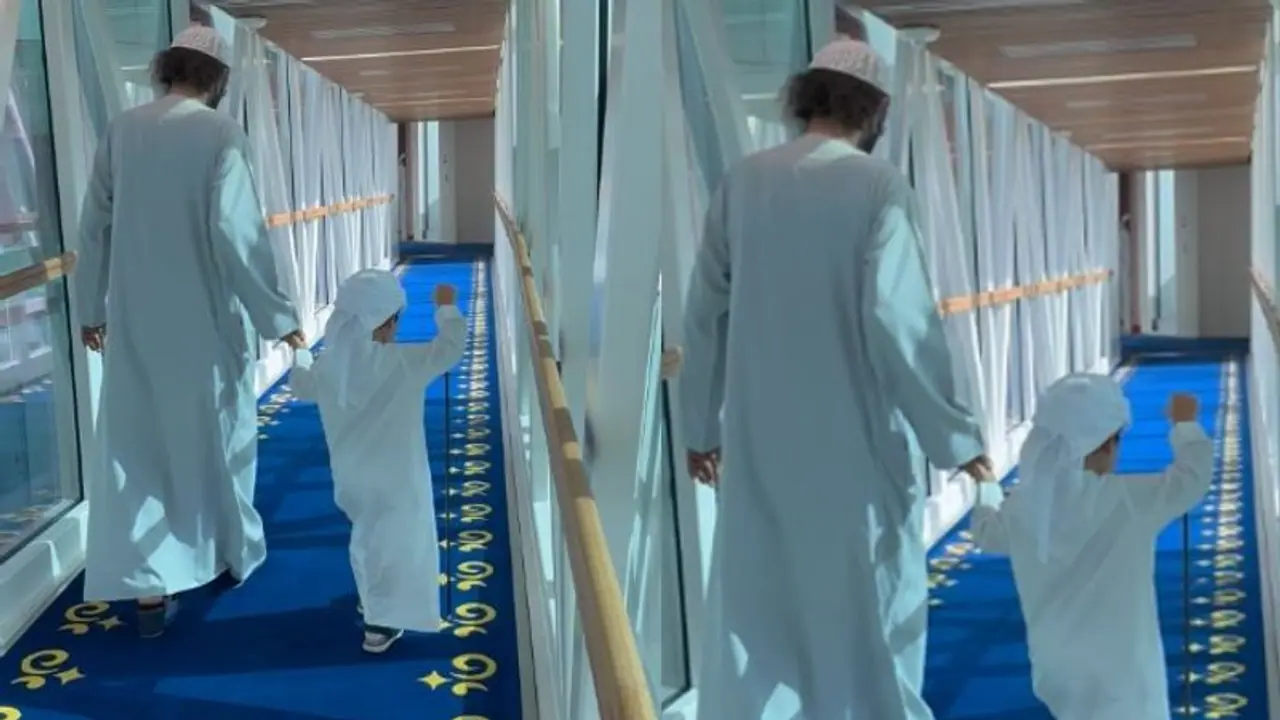 Dubai Sheikh melts hearts with viral video of walking hand in hand with grandson (WATCH) Dubai Sheikh melts hearts with viral video of walking hand in hand with grandson (WATCH)