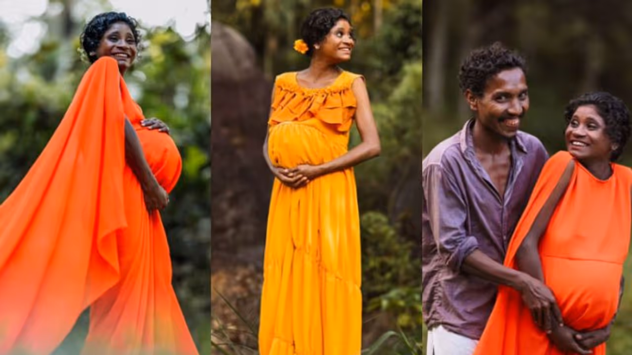 നക്ഷത്രങ്ങൾക്കിടയിൽ നിന്നും ഭൂമിയിലേയ്ക്ക് എത്തിയ സൗന്ദര്യം; വൈറലായി മെറ്റേണിറ്റി ഫോട്ടോഷൂട്ട്