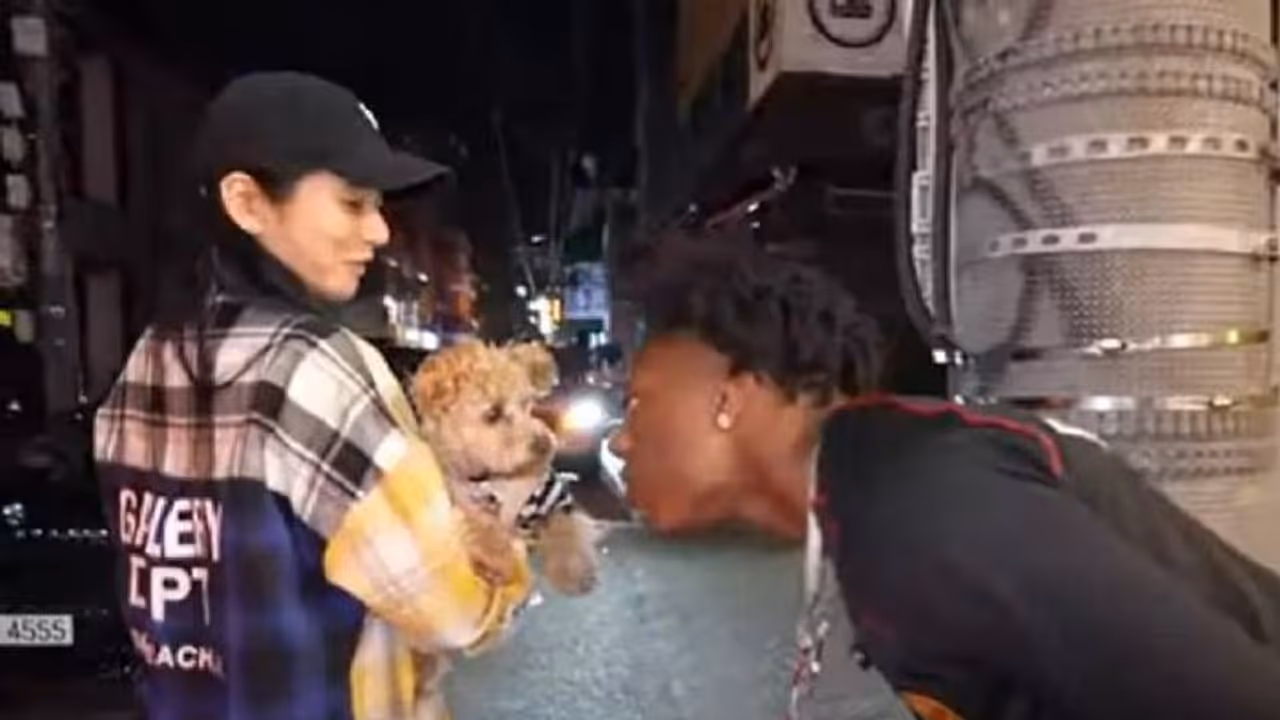 പട്ടിയെ നോക്കി 'കുരച്ചു', യൂട്യൂബറിന്റെ മൂക്കിനിട്ട് കടിച്ചു, വീഡിയോ വൈറൽ പട്ടിയെ നോക്കി 'കുരച്ചു', യൂട്യൂബറിന്റെ മൂക്കിനിട്ട് കടിച്ചു, വീഡിയോ വൈറൽ