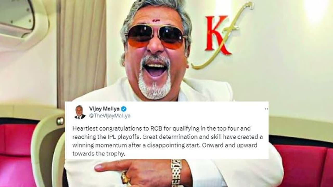 ಆರ್‌ಸಿಬಿ ಗೆಲುವಿಗೆ ಕಂಗ್ರಾಟ್ಸ್ ಹೇಳಿದ ವಿಜಯ್‌ ಮಲ್ಯ: ನೆಟ್ಟಿಗರ ರಿಪ್ಲೇ ಹೇಗಿದೆ ನೋಡಿ 