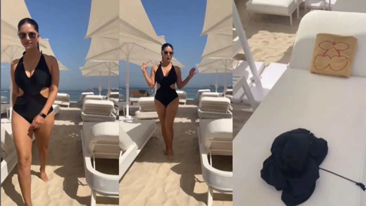 ಬಟ್ಟೆ ಕಳಚಿಟ್ಟು ಈಜುಕೊಳಕ್ಕೆ ಹಾರಿದ ಸನ್ನಿ ಲಿಯೋನ್, ದುಬೈ ವೆಕೇಶನ್ ವಿಡಿಯೋ ವೈರಲ್!