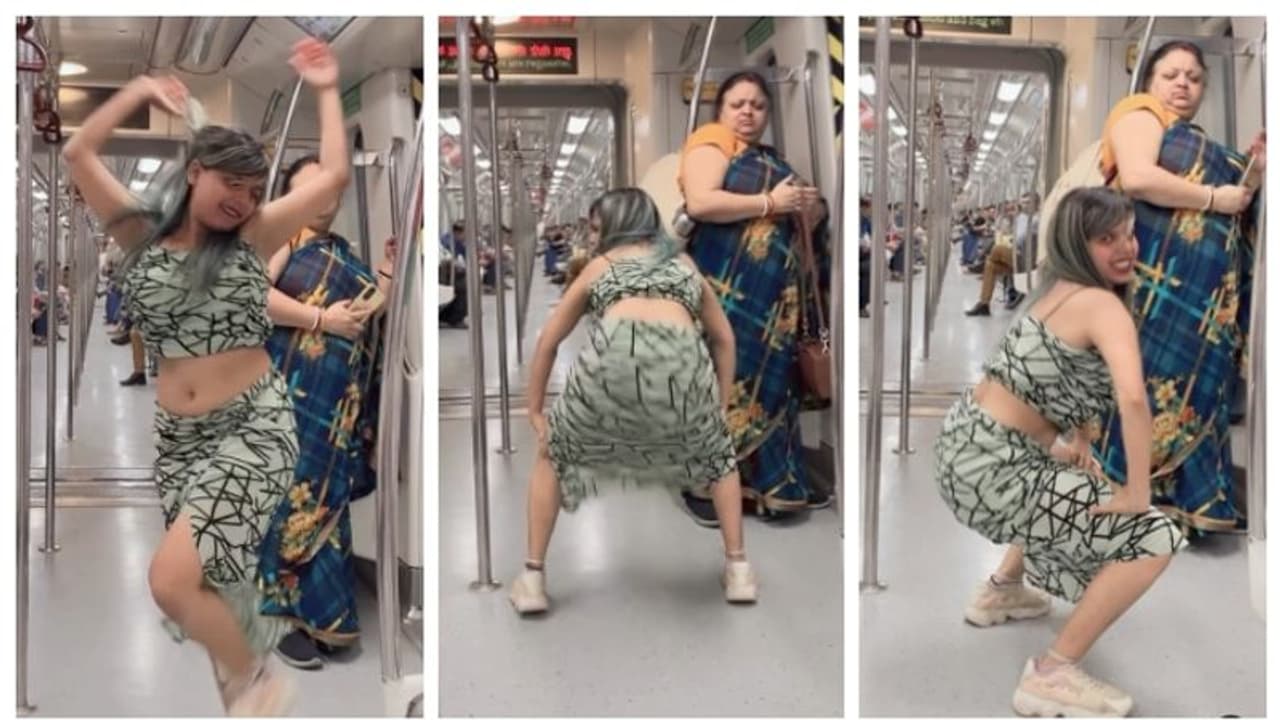 'ഇത് പോലും നിയന്ത്രിക്കാൻ ആരുമില്ലേ'; ദില്ലി മെട്രോയിൽ നിന്നുള്ള യുവതിയുടെ റീൽ വീഡിയോയ്ക്കെതിരെ സോഷ്യൽ മീഡിയ 