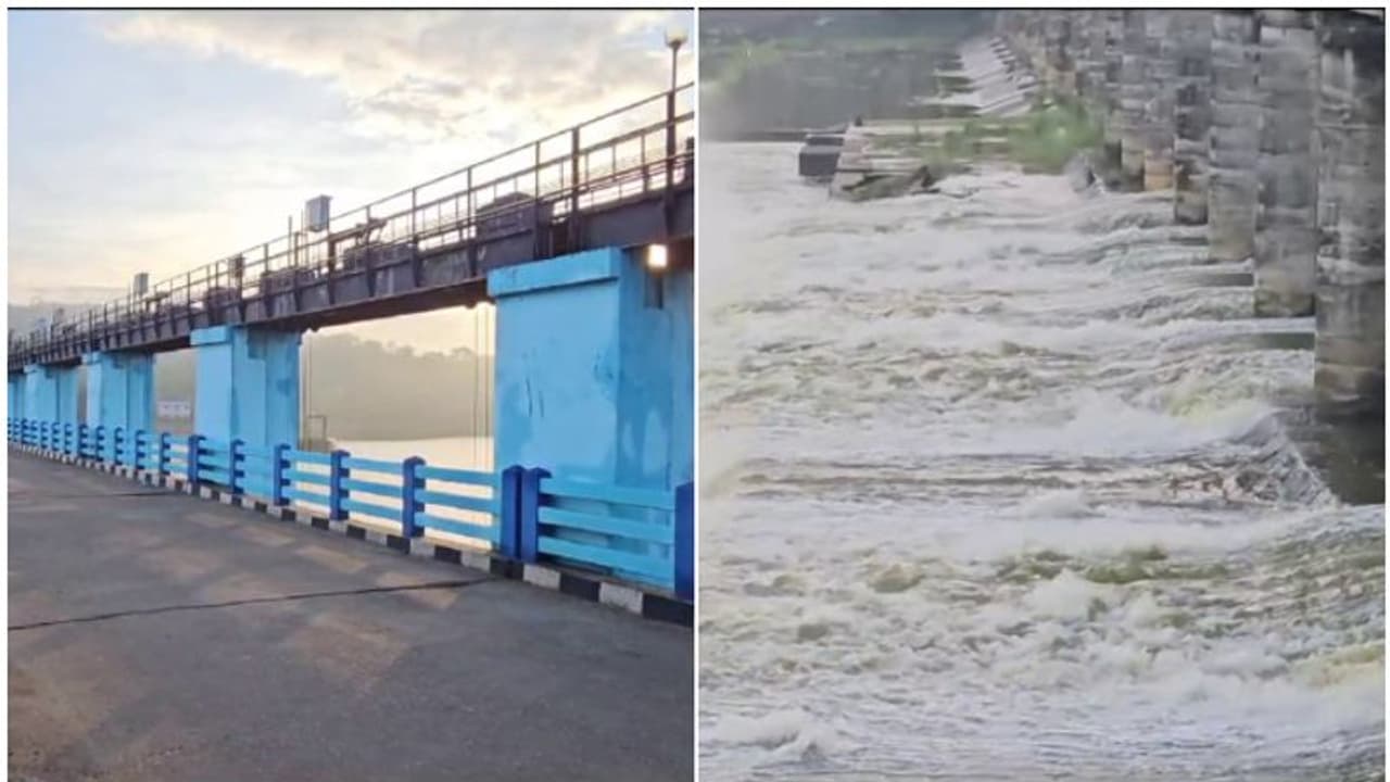 ഭാരതപ്പുഴയിൽ നീരൊഴുക്ക് വർധിച്ചു; വെള്ളിയാങ്കല്ലിൽ ഷട്ടറുകൾ ഉയർത്തി, ജാഗ്രത വേണമെന്ന് അധികൃതർ 