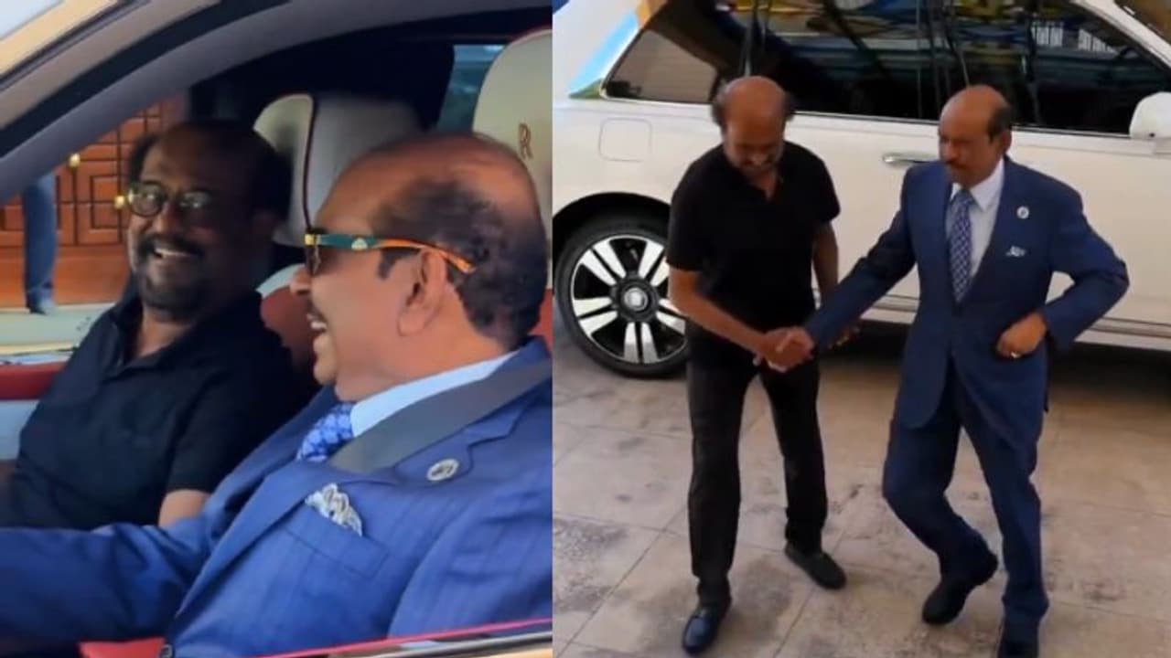 Rajini : "வாங்க என் ரோல்ஸ் ராய்ஸில் ஒரு ரைட் போகலாம்".. ரஜினிக்கு ஊர் சுற்றி காட்டிய Lu Lu தலைவர் Video! Rajini : "வாங்க என் ரோல்ஸ் ராய்ஸில் ஒரு ரைட் போகலாம்".. ரஜினிக்கு ஊர் சுற்றி காட்டிய Lu Lu தலைவர் Video!