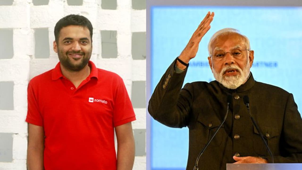 'പാരമ്പര്യത്തിലല്ല കാര്യം കഠിനാധ്വാനത്തിലാണ്'; സൊമാറ്റോ സിഇഒയെ പുകഴ്ത്തി പ്രധാനമന്ത്രി 