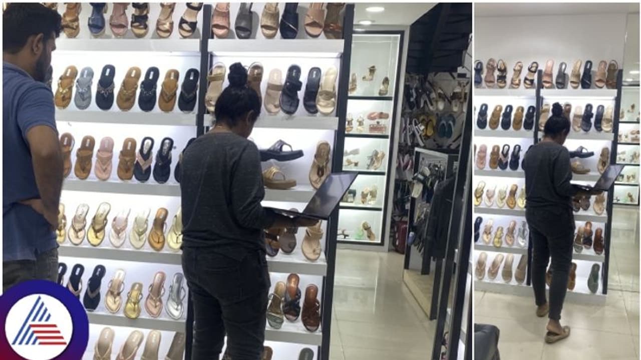 ಬೆಂಗಳೂರಿಗೆ ಐಟಿ ಸಿಟಿ ಹೆಸರು ಬಂದದ್ದು ಸಾರ್ಥಕವಾಯ್ತು; ಚಪ್ಪಲಿ ಖರೀದಿಸುತ್ತಲೇ ಮೀಟಿಂಗ್ ಅಟೆಂಡ್ ಮಾಡಿದ ಟೆಕ್ಕಿ