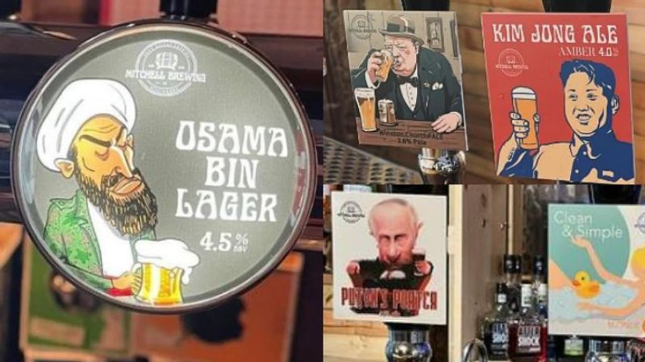 കിംഗ് ജോങ് അലേ, പുടിൻ പോർട്ടർ മുതൽ ഒസാമ ബിൻ ലാഗർ വരെ... വൈറലായി ബ്രിട്ടനിലെ പബ്ബും ബിയറും