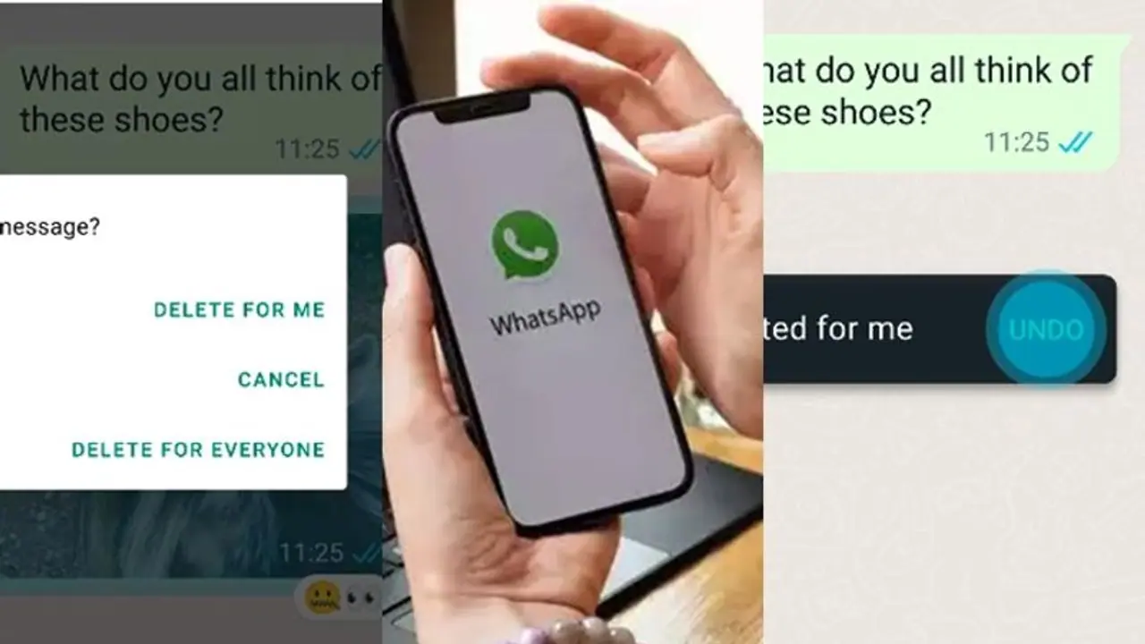 ವಾಟ್ಸ್ಆಪ್‌ಗೆ ಬಂತು ಹೊಸ ಅಪ್‌ಡೇಟ್‌, ಮಿಸ್‌ ಆಗಿ 'ಡಿಲೀಟ್‌ ಫಾರ್‌ ಮೀ' ಒತ್ತಿದ್ರೂ ಈಗ Undo ಮಾಡ್ಬಹುದು!