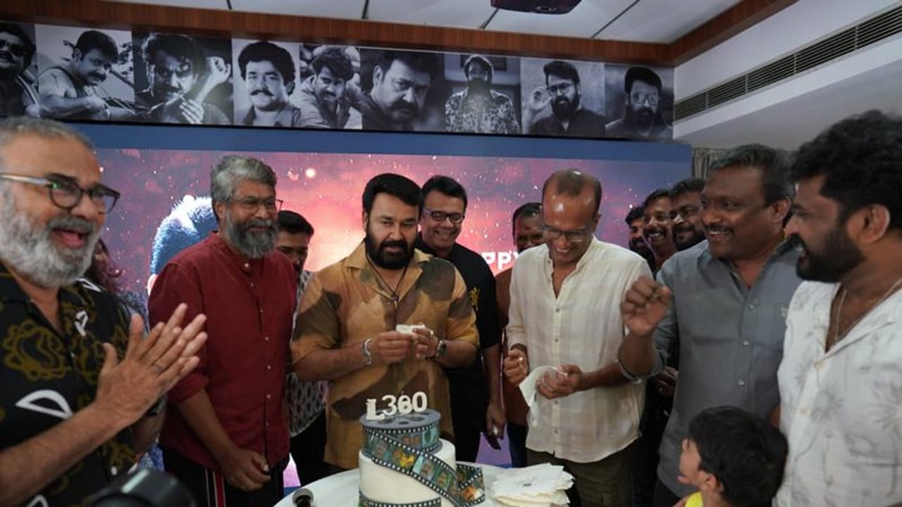 മോഹൻലാലിന് ജന്മദിനാശംസകളുമായി രജപുത്ര ടീം;  എൽ 360 ആഘോഷം