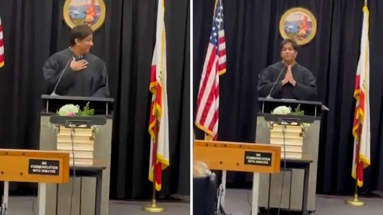 'Swagatam, Asato Ma Sadgamaya': 1st Andhra woman to become US judge, Jaya Badiga's speech wins hearts (WATCH) 'Swagatam, Asato Ma Sadgamaya': 1st Andhra woman to become US judge, Jaya Badiga's speech wins hearts (WATCH)
