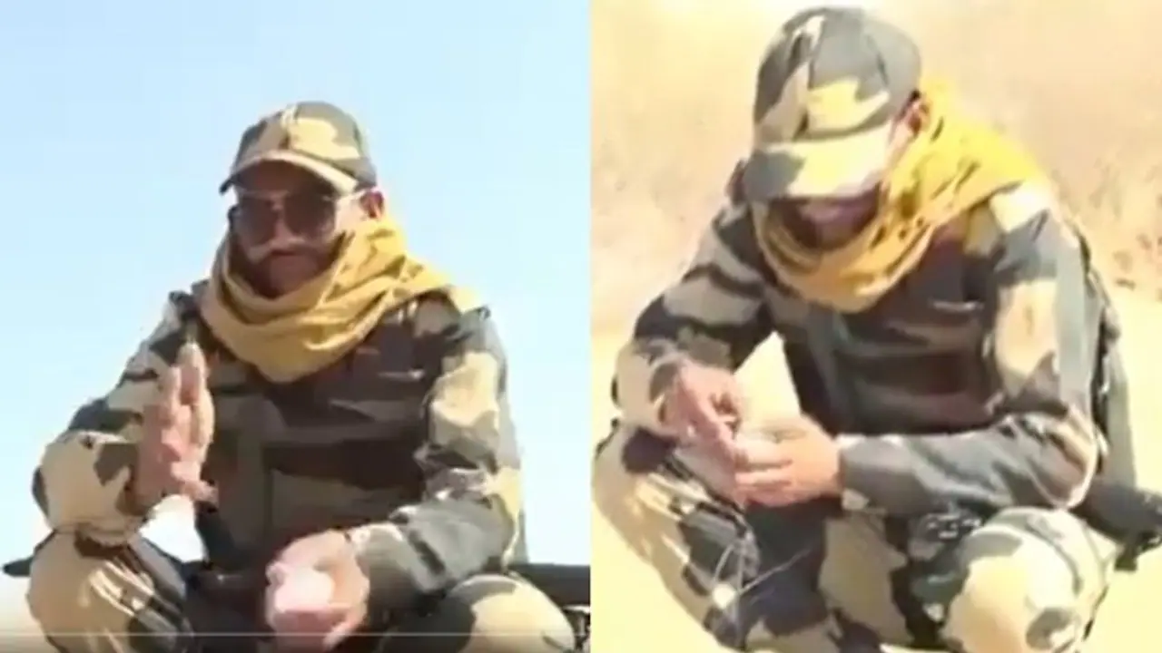 After roasting papad, now BSF jawan boils egg in Bikaner's hot sand amid intense heatwave (WATCH) After roasting papad, now BSF jawan boils egg in Bikaner's hot sand amid intense heatwave (WATCH)