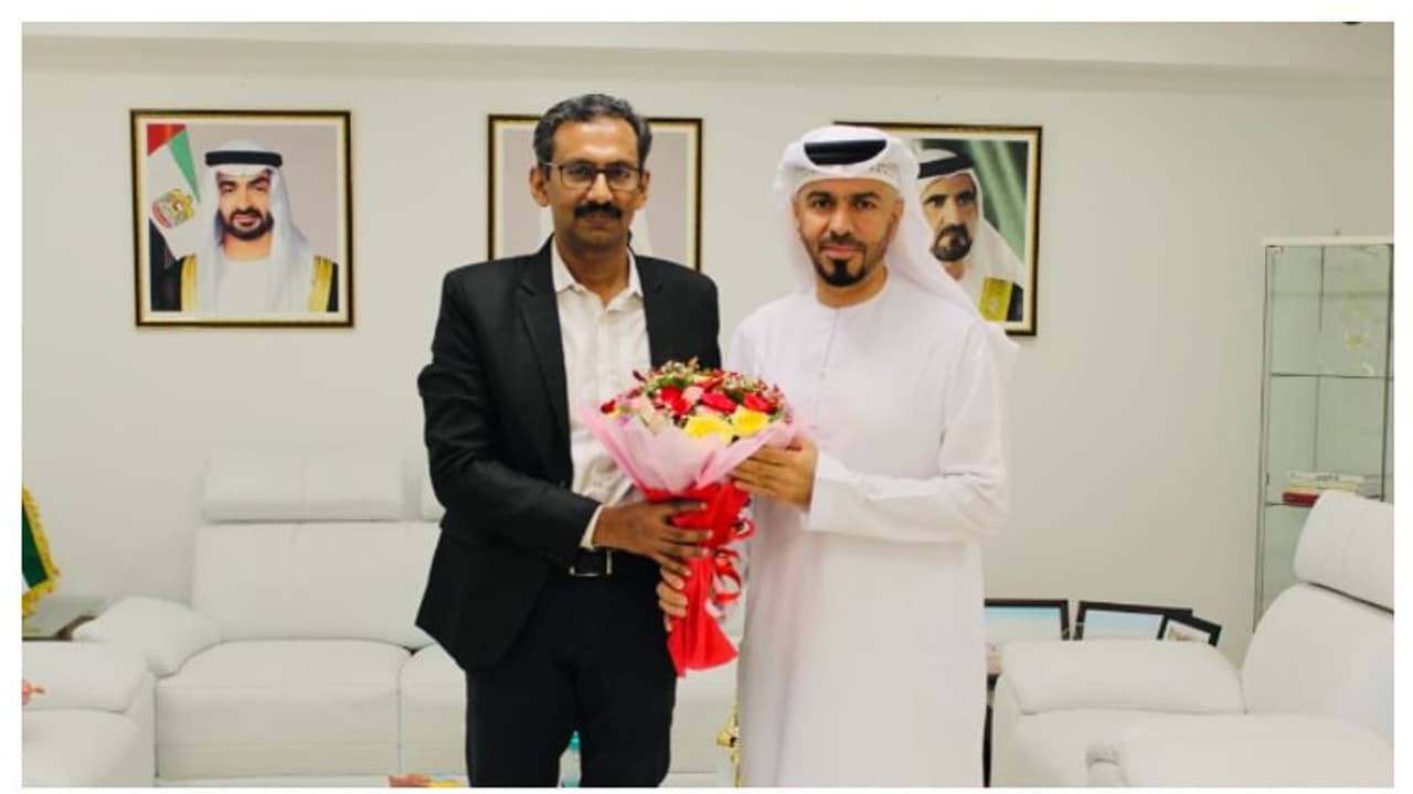 നോർക്ക റൂട്ട്‌സ് സിഇഒയും യുഎഇ തിരുവനന്തപുരം കോൺസുലേറ്റ് ജനറലും കൂടിക്കാഴ്ച നടത്തി