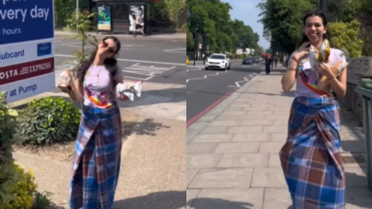 Woman Turns Heads in London Streets by Sporting Lungi, Internet Buzzes [WATCH]