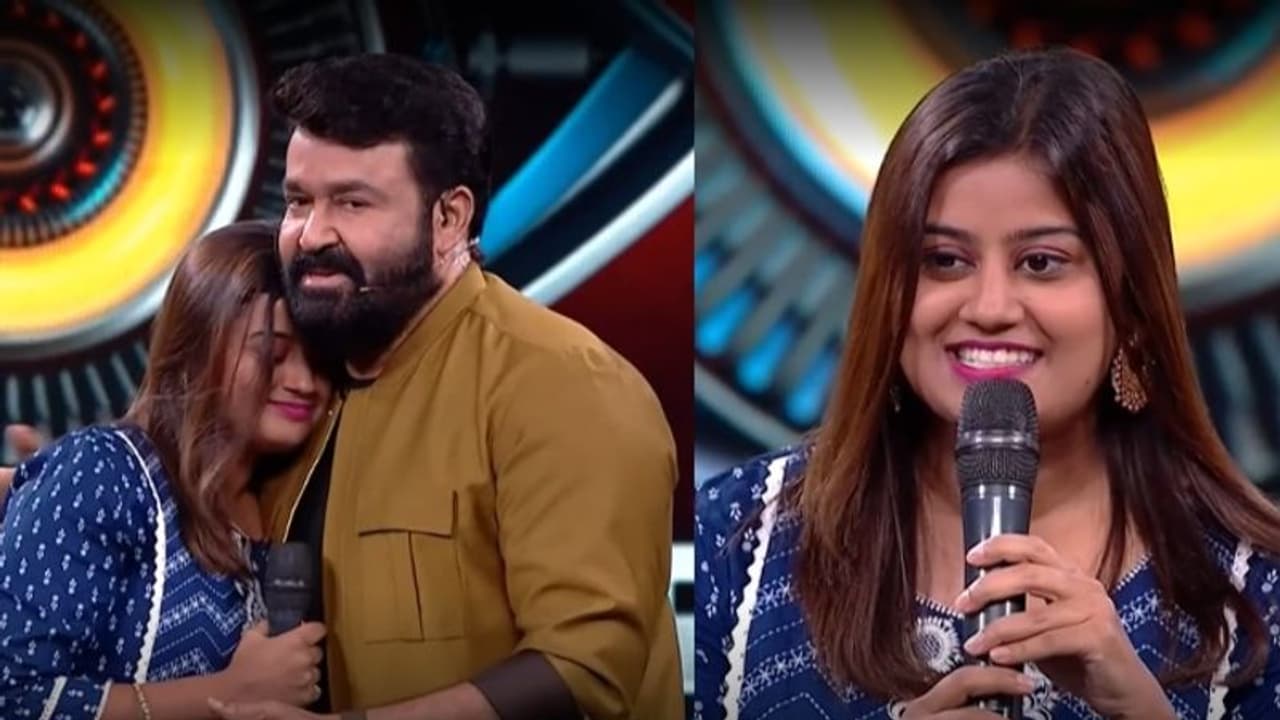 'ഞാൻ കള്ളത്തരം കാണിച്ചിട്ടില്ല'; വീണ്ടും കാണാമെന്ന് പറഞ്ഞ് അൻസിബയെ യാത്രയാക്കി മോഹൻലാൽ