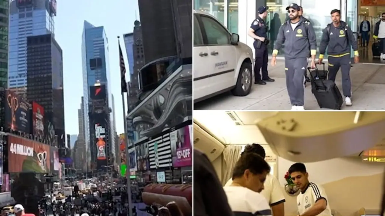 T20 World Cup 2024: Team India touches down in New York, skipper Rohit Sharma shares first selfie (WATCH) T20 World Cup 2024: Team India touches down in New York, skipper Rohit Sharma shares first selfie (WATCH)