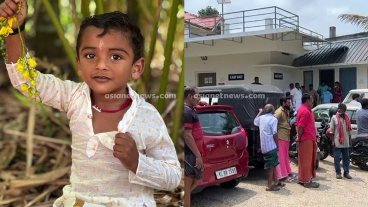 വീട്ടുകാര്ക്കൊപ്പം പുഴ കാണാനെത്തി; ഒഴുക്കില്പെട്ട് മൂന്നര വയസുകാരന് ദാരുണാന്ത്യം വീട്ടുകാര്ക്കൊപ്പം പുഴ കാണാനെത്തി; ഒഴുക്കില്പെട്ട് മൂന്നര വയസുകാരന് ദാരുണാന്ത്യം