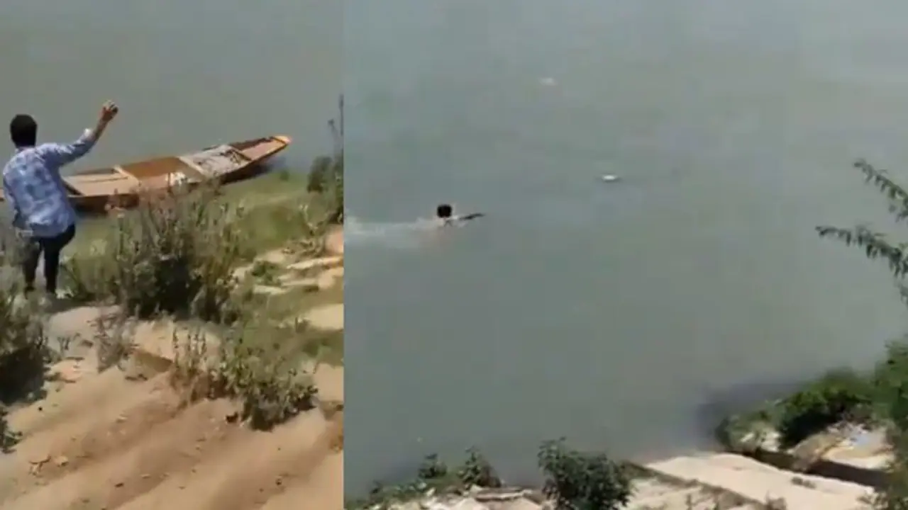 WATCH: Brave locals rescue 7 year old from drowning in Srinagar, acting as real life superheroes