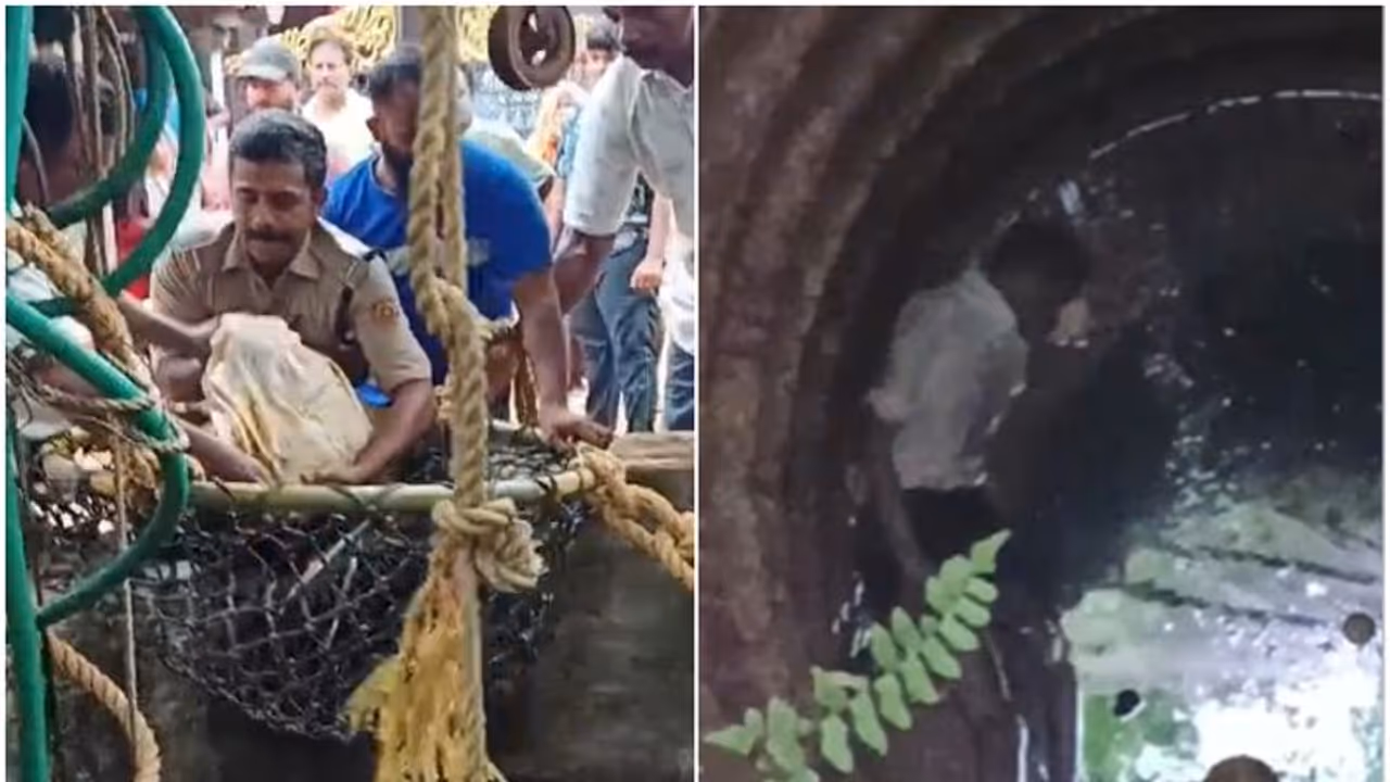 അബദ്ധത്തിൽ കാൽതെറ്റി കിണറ്റിൽ വീണു; മധ്യവയസ്കന് രക്ഷകരായി അ​ഗ്നിശമന സേന