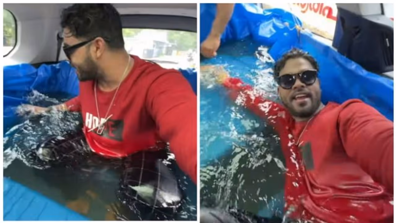 'ആവേശം' സ്റ്റൈൽ കാറിനുള്ളിലെ സ്വിമ്മിംഗ് പൂൾ; പണികൊടുത്ത് ആർടിഒ, സഞ്ജു ടെക്കിക്ക് ശിക്ഷ സാമൂഹിക സേവനം