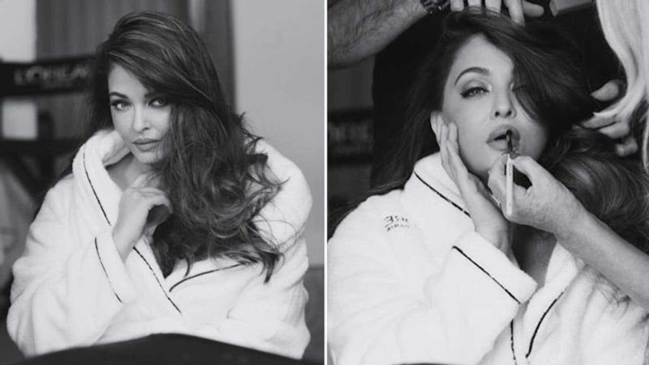 In pictures: Aishwarya Rai Bachchan looks stunning as she drops monochrome photos in bathrobe In pictures: Aishwarya Rai Bachchan looks stunning as she drops monochrome photos in bathrobe