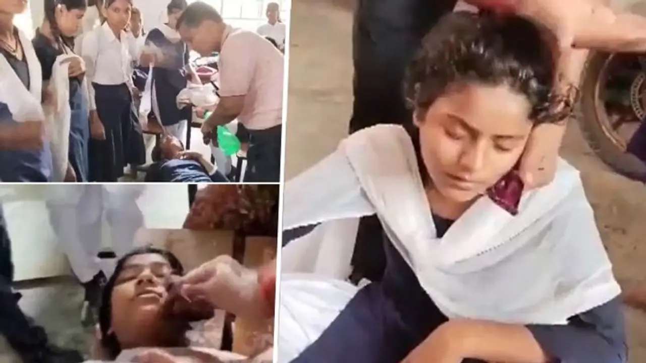 Bihar: 16 students faint at school due to extreme heat in Sheikhpura; shocking video sparks outrage (WATCH)