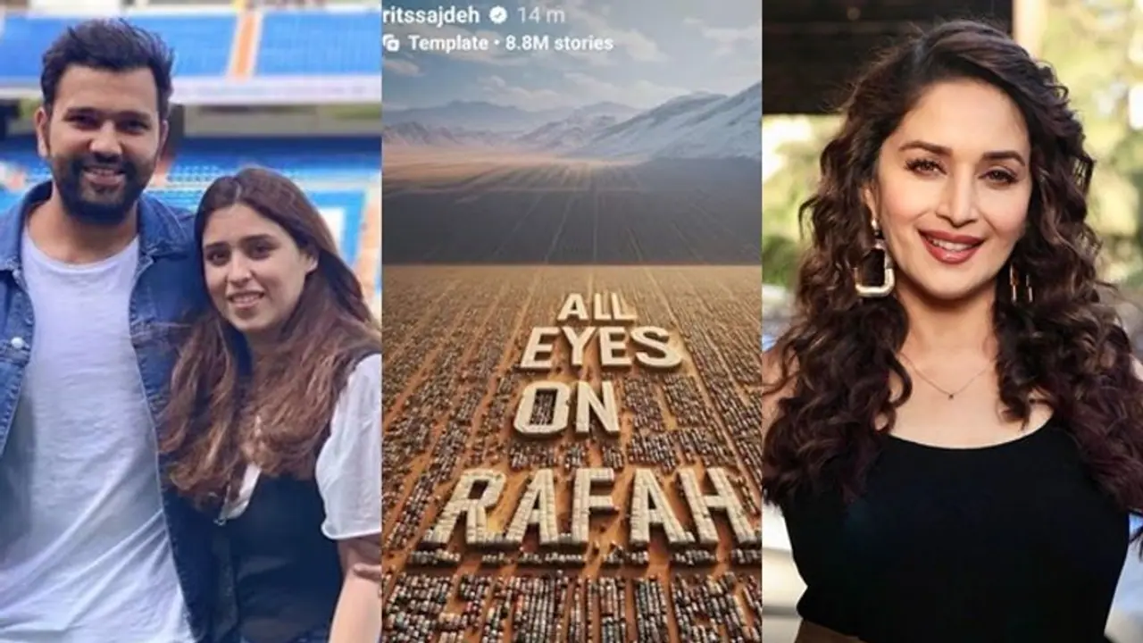 All Eyes On Rafah ಪೋಸ್ಟ್‌ ಮಾಡಿ ಡಿಲೀಟ್‌ ಮಾಡಿದ ರಿತಿಕಾ, ಮಾಧುರಿ ದೀಕ್ಷಿತ್‌!