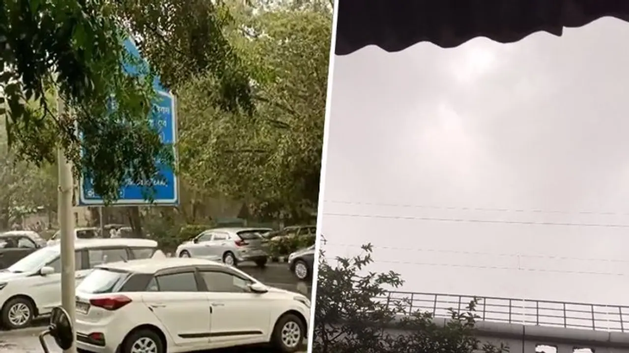 Relief for Delhi residents: Light rain after temperatures hit record high of 52.3 degrees; WATCH viral videos