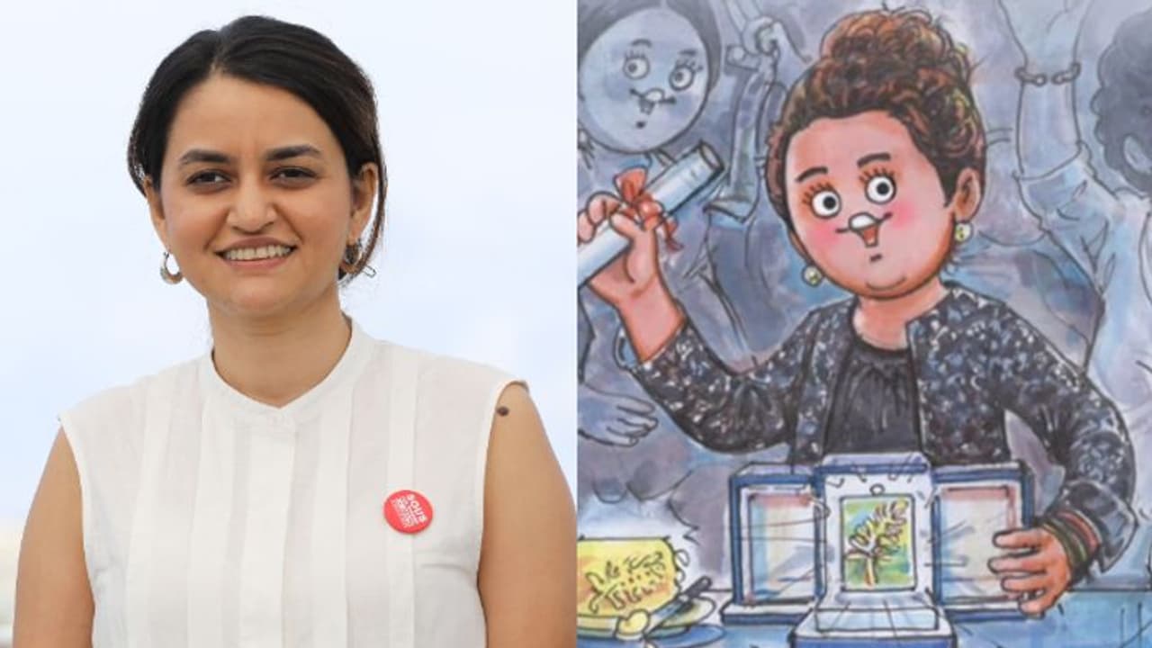 Amul applauds filmmaker Payal Kapadia for her Cannes achievement, creates special doddle Amul applauds filmmaker Payal Kapadia for her Cannes achievement, creates special doddle