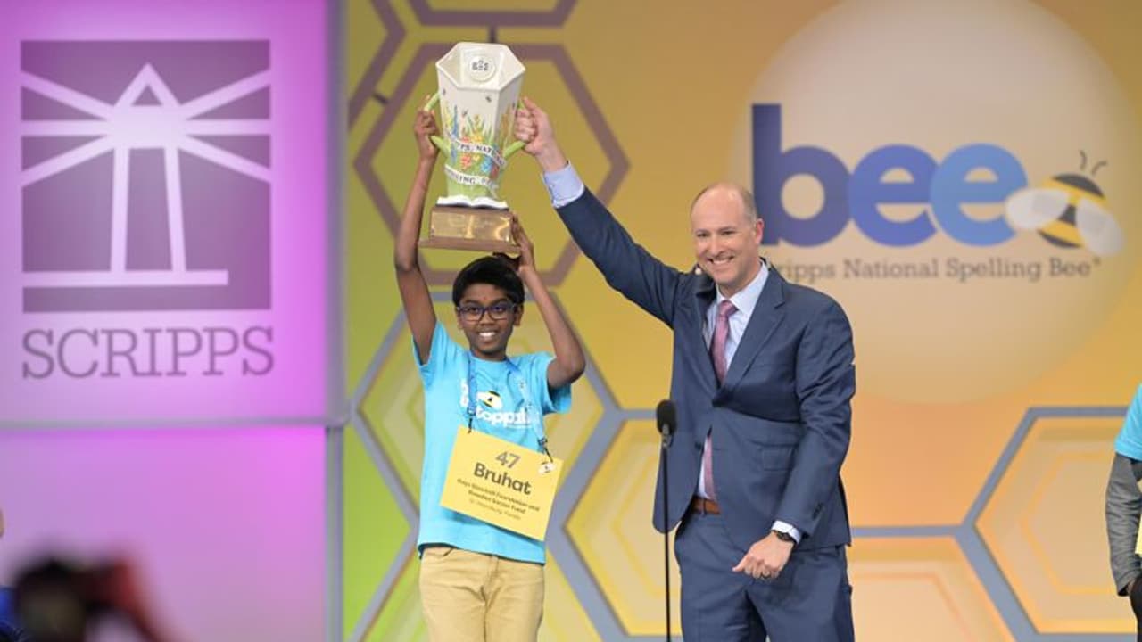 12 year old Indian American wins National Spelling Bee contest; WATCH Bruhat Soma spell 29 words correctly 12 year old Indian American wins National Spelling Bee contest; WATCH Bruhat Soma spell 29 words correctly