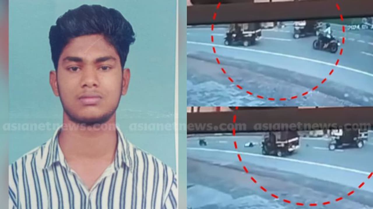 ഓട്ടോറിക്ഷ കെട്ടിവലിച്ച് കൊണ്ടുപോകുന്നതിനിടെ കയറിൽ കഴുത്ത് കുരുങ്ങി അപകടം: ബൈക്ക് യാത്രികൻ മരിച്ചു