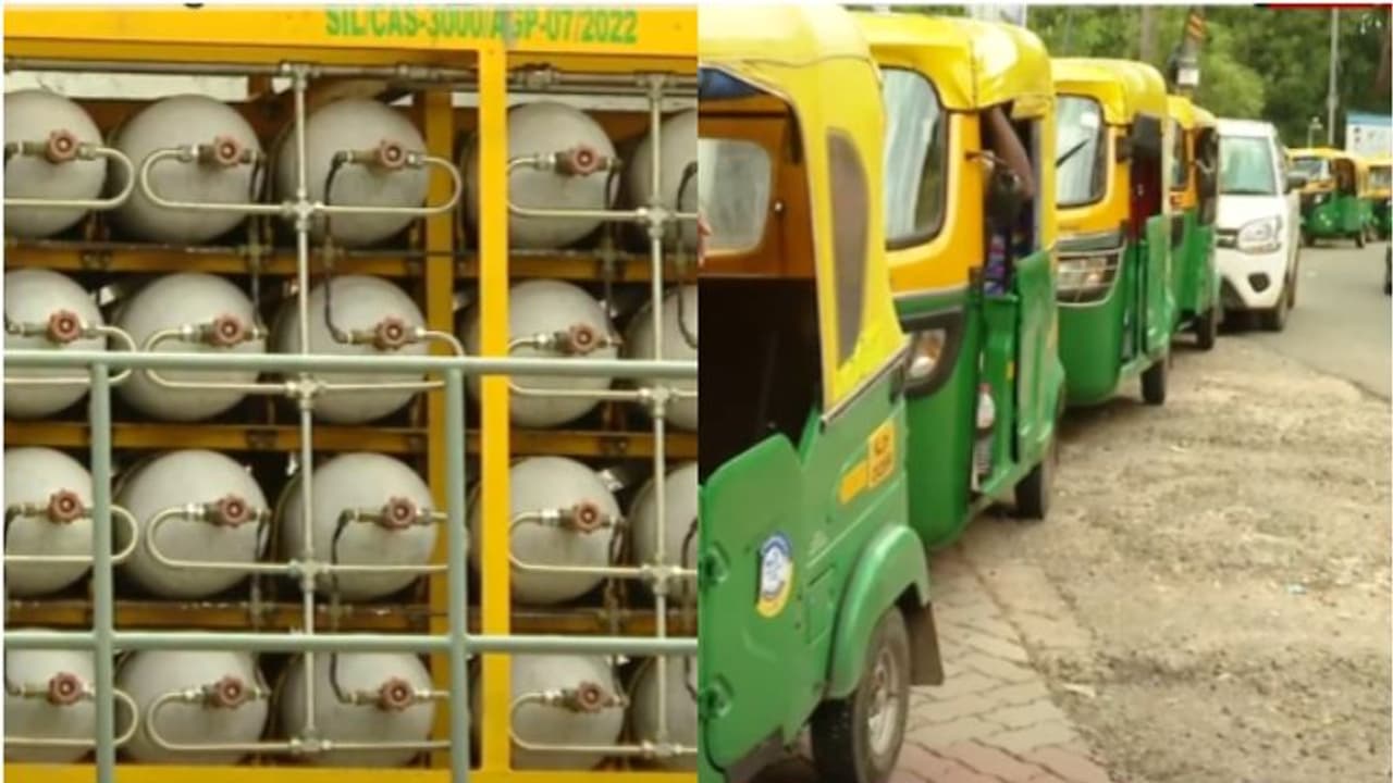 ഇന്ധനം നിറയ്ക്കാന്‍ മണിക്കൂറുകള്‍ കാത്തുനില്‍പ്പ്; സിഎന്‍ജി ക്ഷാമത്തില്‍ വലഞ്ഞ് തലസ്ഥാനത്തെ ഓട്ടോക്കാർ