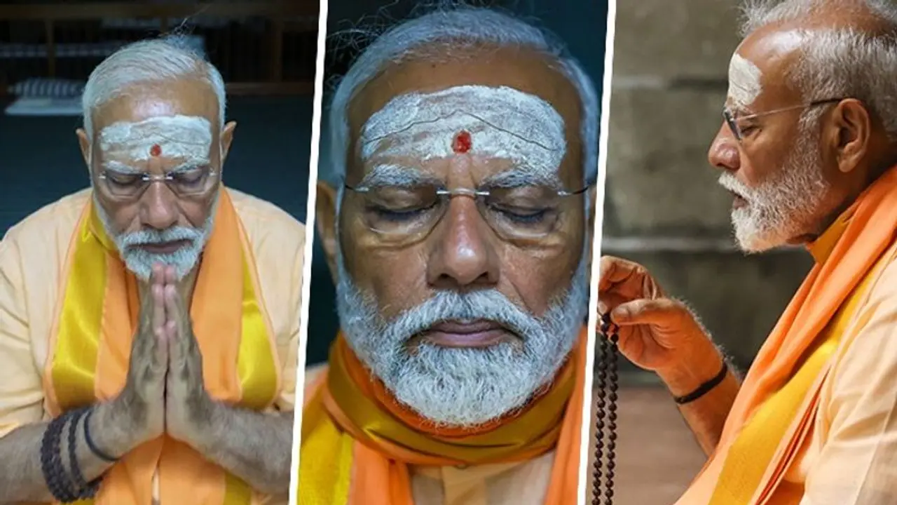PM Modi embarks on final day of meditation at Vivekananda Rock Memorial in Kanyakumari (WATCH) PM Modi embarks on final day of meditation at Vivekananda Rock Memorial in Kanyakumari (WATCH)