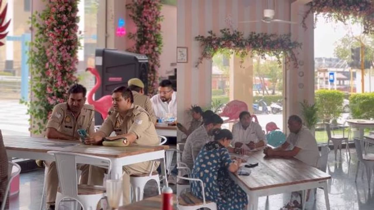 പൊലീസുകാർക്കൊപ്പം കാപ്പി കുടിക്കാം, വെറൈറ്റി കോഫി ഷോപ്പ് ഇന് നോയ്ഡ പൊലീസുകാർക്കൊപ്പം കാപ്പി കുടിക്കാം, വെറൈറ്റി കോഫി ഷോപ്പ് ഇന് നോയ്ഡ