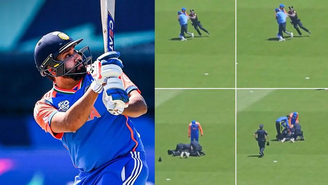 ಅಮೆರಿಕದಲ್ಲೂ ಮೈದಾನಕ್ಕೆ ನುಗ್ಗಿದ ರೋಹಿತ್ ಶರ್ಮಾ ಅಭಿಮಾನಿ..! ಫುಲ್ ಚಾರ್ಜ್ ಮಾಡಿದ ನ್ಯೂಯಾರ್ಕ್ ಪೊಲೀಸರು ಅಮೆರಿಕದಲ್ಲೂ ಮೈದಾನಕ್ಕೆ ನುಗ್ಗಿದ ರೋಹಿತ್ ಶರ್ಮಾ ಅಭಿಮಾನಿ..! ಫುಲ್ ಚಾರ್ಜ್ ಮಾಡಿದ ನ್ಯೂಯಾರ್ಕ್ ಪೊಲೀಸರು