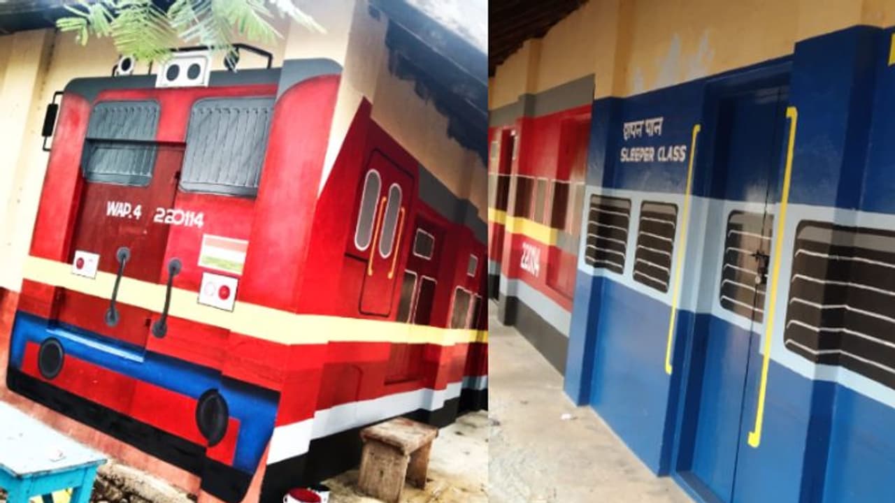 കുതിരപന്തിയിൽ തീവണ്ടി പോലൊരു സ്കൂൾ, കൗതുകം മാറാതെ തുടക്കക്കാർ കുതിരപന്തിയിൽ തീവണ്ടി പോലൊരു സ്കൂൾ, കൗതുകം മാറാതെ തുടക്കക്കാർ