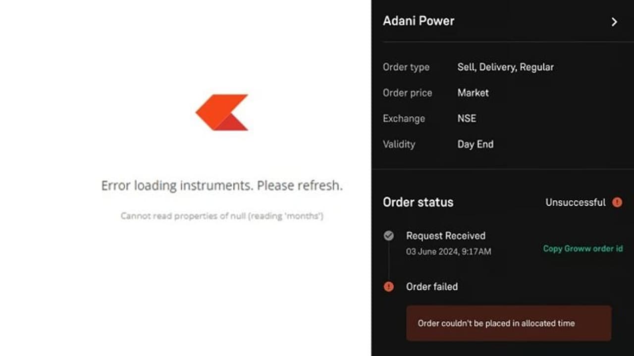 ಷೇರು ಮಾರುಕಟ್ಟೆ ಗೂಳಿ ಭರ್ಜರಿ ಓಟ; ಕೈಕೊಟ್ಟ Groww, Zerodha, ಲಾಭ ತಪ್ಪಿಸಿಕೊಂಡ ಹೂಡಿಕೆದಾರ!