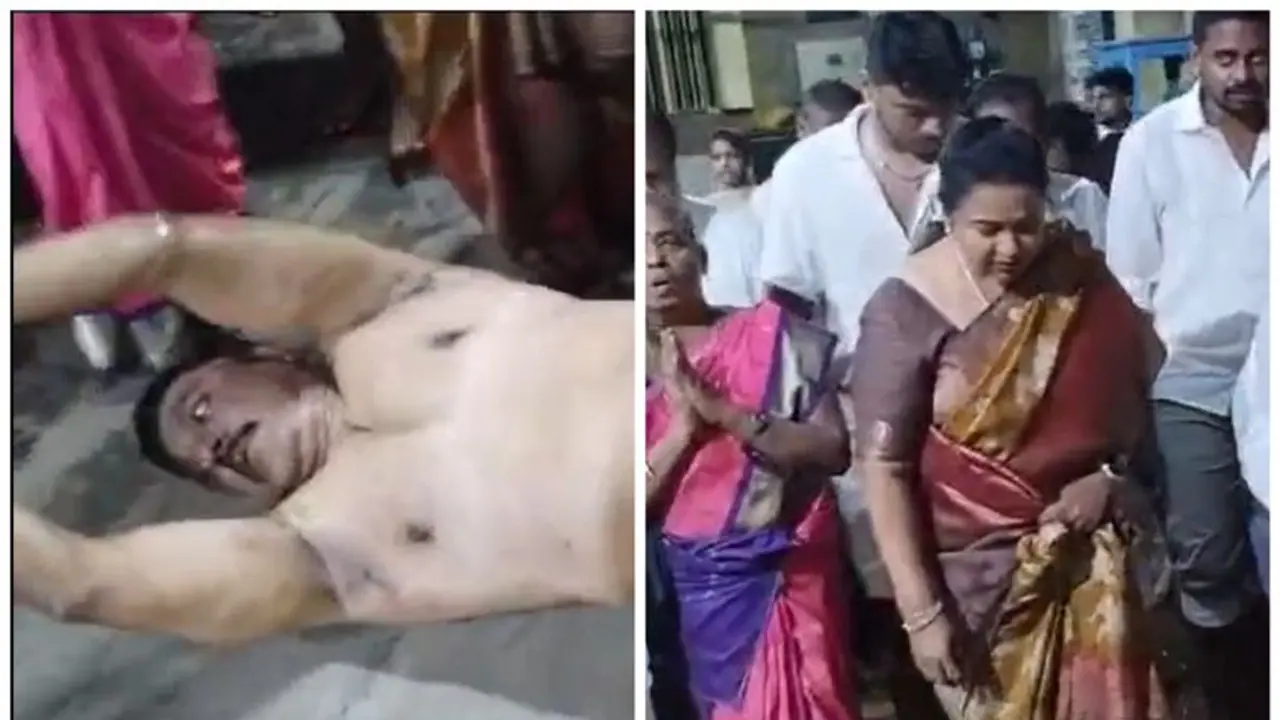 கட்சியவே கலைச்சிட்டேன் என் மனைவி எப்படியாவது எம்.பி. ஆயிடனும்; நடிகர் சரத்குமார் அங்கப்பிரதட்சணம்