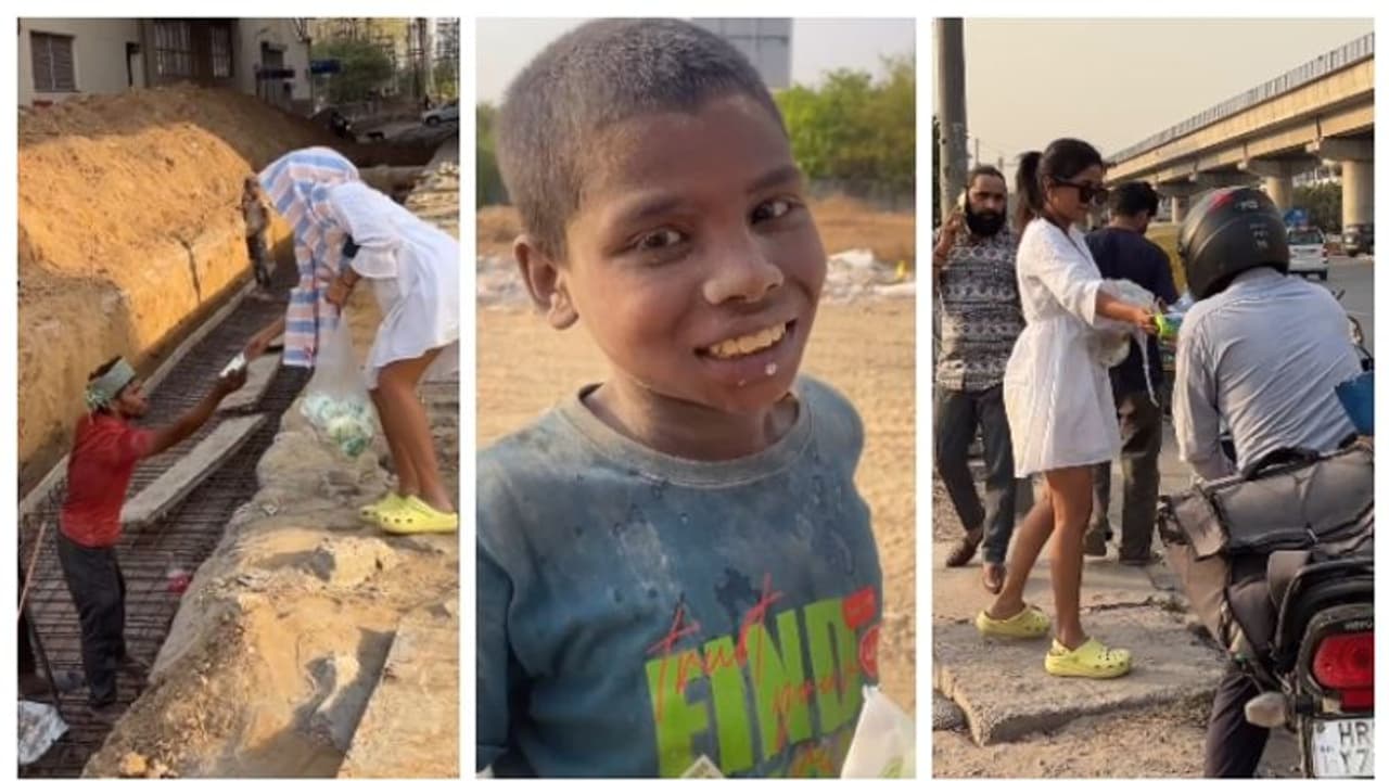 പൊള്ളുന്ന ചൂടില് ജോലി ചെയ്യുന്നവര്ക്ക് ദാഹജലവുമായി യുവതി, അഭിനന്ദിച്ച് സോഷ്യൽ മീഡിയ പൊള്ളുന്ന ചൂടില് ജോലി ചെയ്യുന്നവര്ക്ക് ദാഹജലവുമായി യുവതി, അഭിനന്ദിച്ച് സോഷ്യൽ മീഡിയ