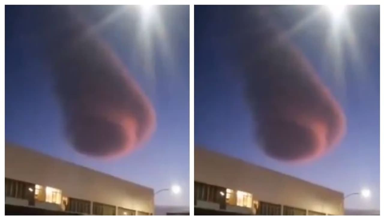 'ഭൂമി ഒരു ടീ ബാഗ് ആസ്വദിക്കാന് പോകുന്നു'; അന്യഗ്രഹ പേടക രൂപത്തിലുള്ള മേഘത്തിന്റെ വീഡിയോ വൈറൽ 'ഭൂമി ഒരു ടീ ബാഗ് ആസ്വദിക്കാന് പോകുന്നു'; അന്യഗ്രഹ പേടക രൂപത്തിലുള്ള മേഘത്തിന്റെ വീഡിയോ വൈറൽ